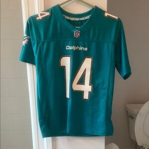 NFL Kids Miami Dolphins Jersey tiny mark in back